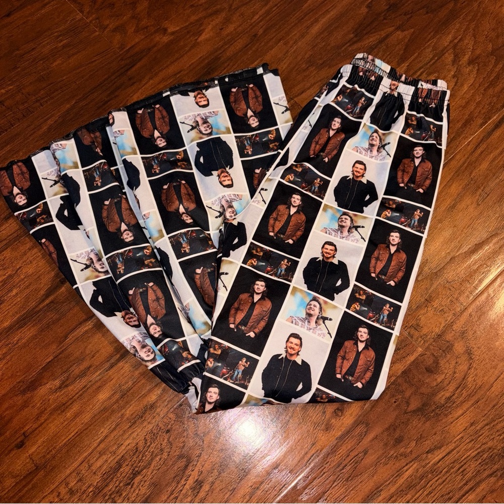 Morgan Wallen Print Belle Bottom  Pants